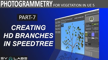 Photogrammetry for Vegetation - Part 7 - CREATING HD BRANCHES IN SPEEDTREE