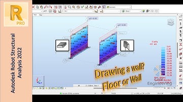Difference between floor and wall elements - Autodesk Robot Tutorials