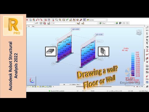 Difference between floor and wall elements - Autodesk Robot Tutorials