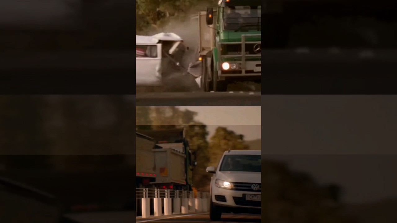 road barrier VS without it