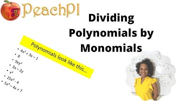 Dividing Polynomials by a Monomial