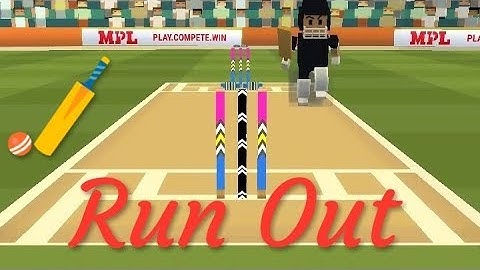 Mobile premier league MPL Run Out Game play