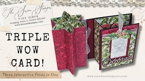 The TRIPLE WOW Card! Star Fold + Bay Window + Magic Slider (All in One!)
