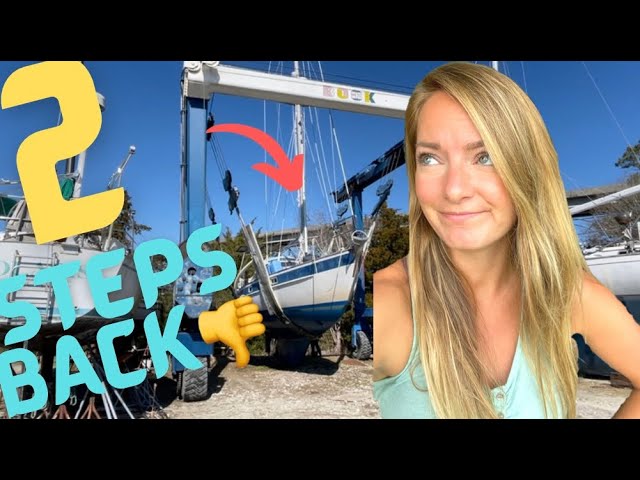 BOAT Outa WATER (AGAIN🤦🏼‍♀️) |Gettin Hauled Out & Future TRAVEL PLANS?? | HR352 |Sailing Joco EP39