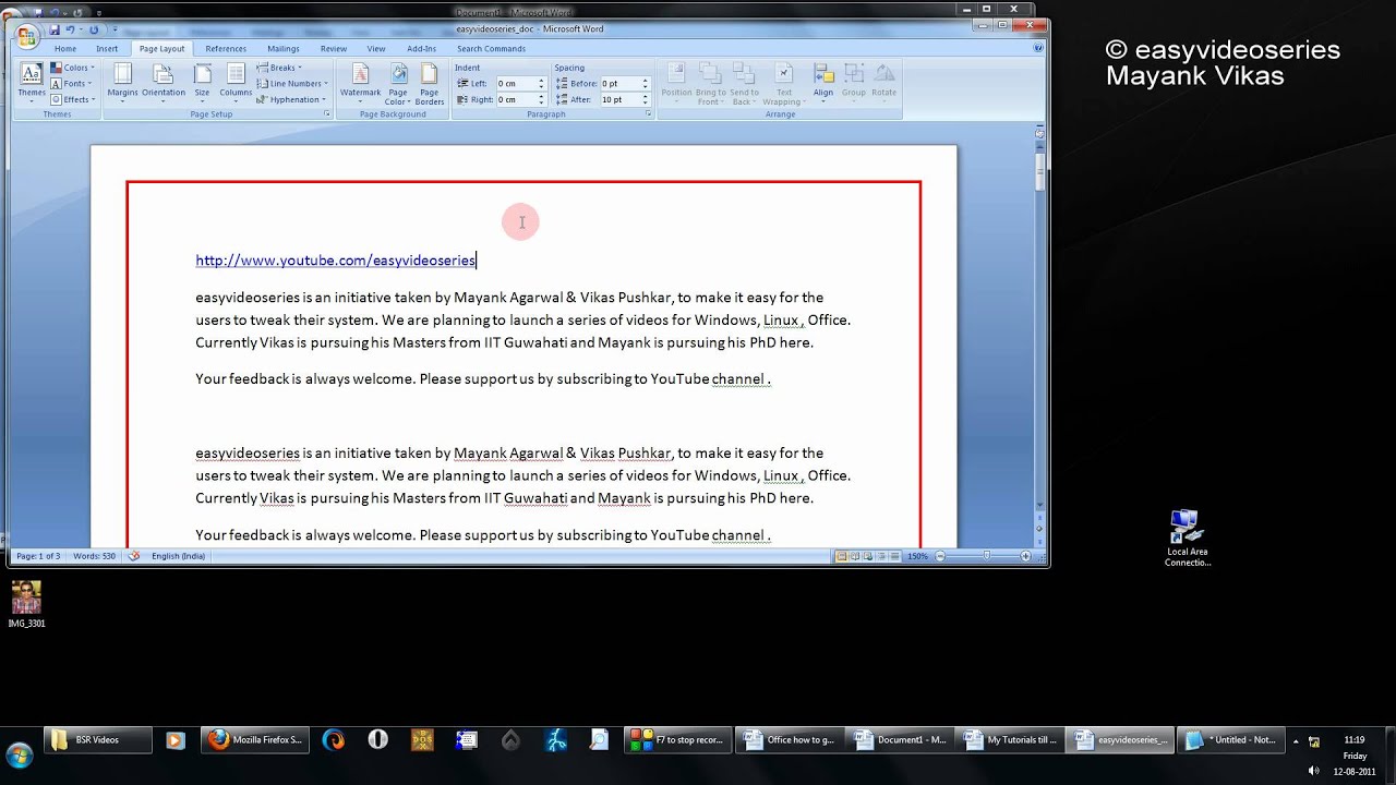 how to insert a custom page border in word