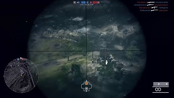[BF1] Attack Plane 6 kill strafing run
