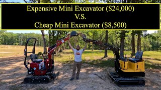 Cheap Mini Excavator VS Expensive Mini Excavator screenshot 4