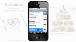 MyDASHDiet iPhone App - Combination Servings Tutorial screenshot 1