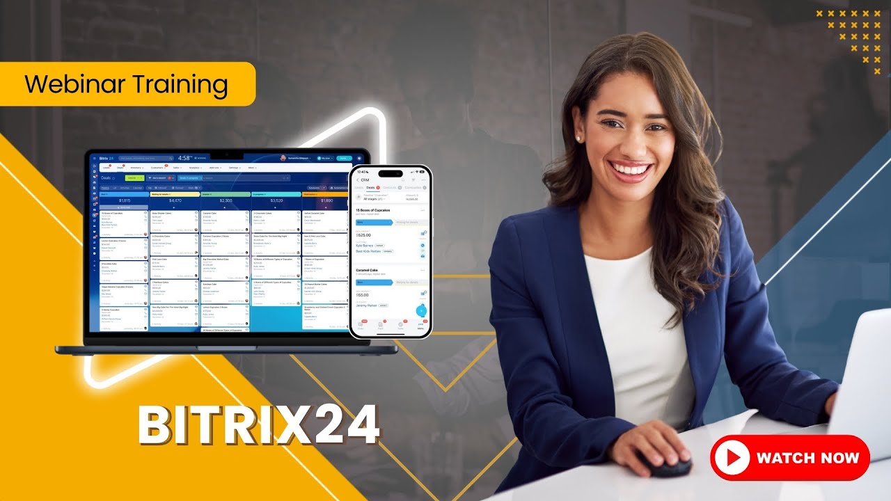 Bitrix24 CRM: Latest Features | Webinar Training | 22/6/24 | #Project # ...
