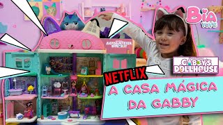 COLEÇÃO COMPLETA GABBYS DOLLHOUSE | Abrindo presente surpresa, a Casa Mágica da Gabby | Bia Toys