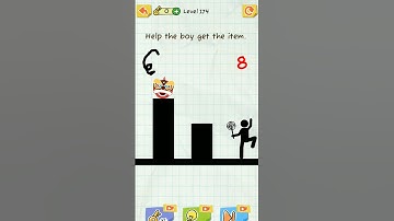 Draw to save him level 174 complete#puzzlegames #draw2save #braintestinggame #mindgames #easypuzzles