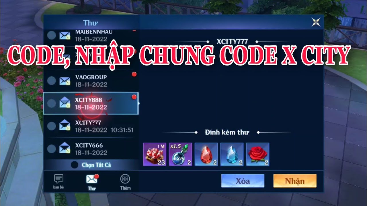 Code X City/ Nhập Bộ Code Chung X City: Thành Phố Bất Ổn Chính Thức Ra Mắt  18.11. Nhập Code X City - Youtube