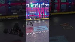 Bot gets blasted into the air!