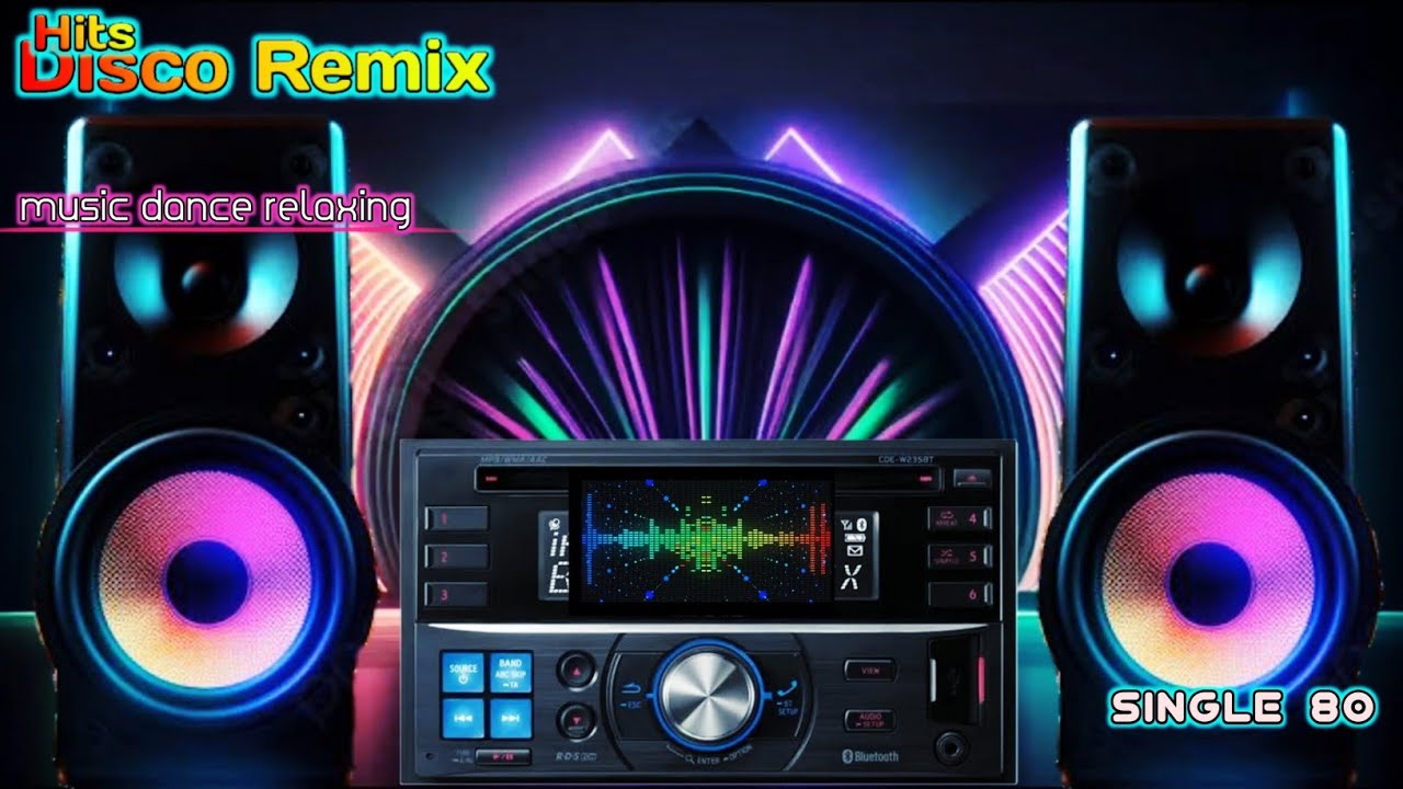 Single 80 - Disco dance hits remix Instrumental music | 80s 90s style
