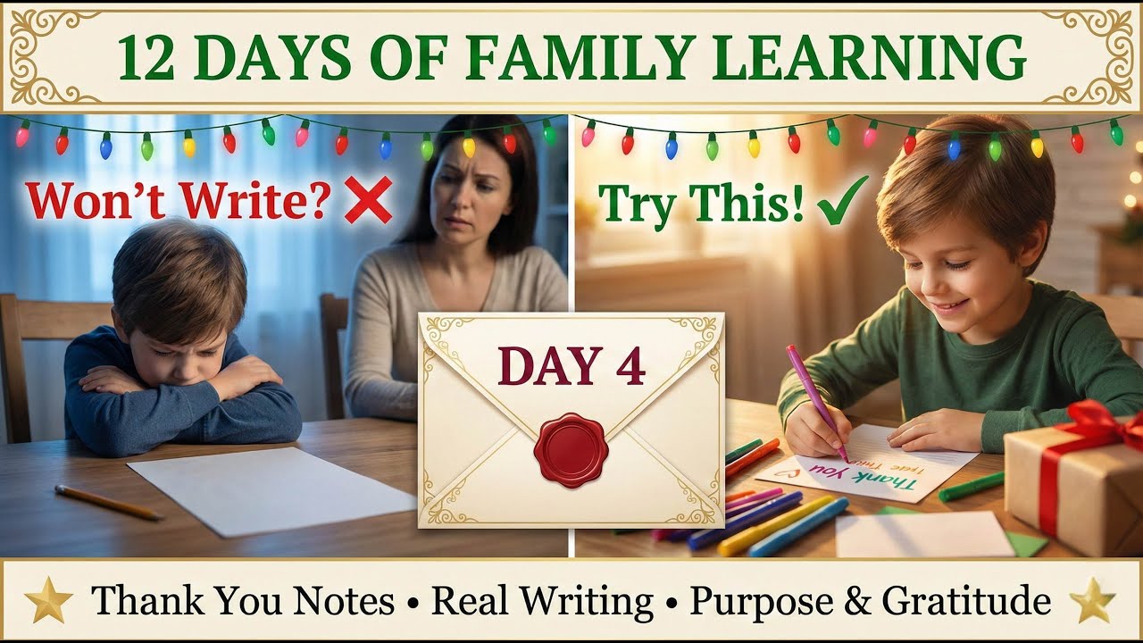 Thank You Notes Build Writing Confidence for ADHD/Dyslexic Kids