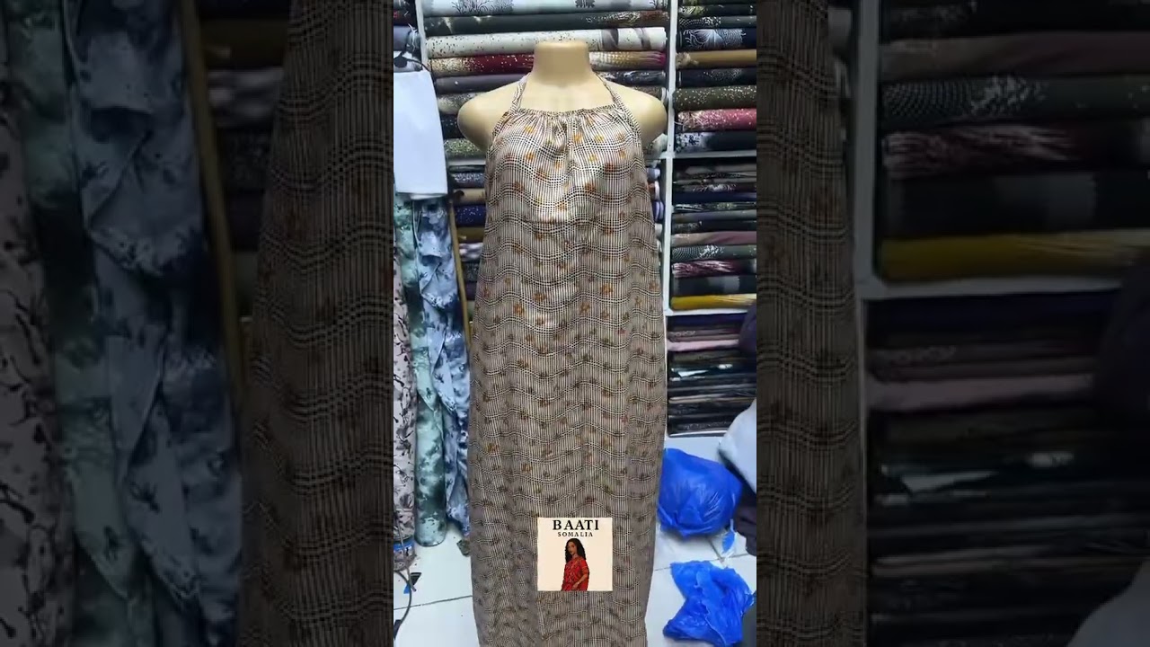 Original Ge-Waye (Geway) Baati - 100% High-Grade Cotton - Gold Print