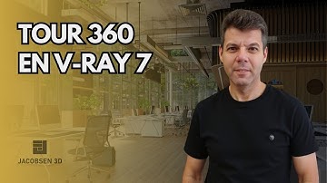 Tour 360 realista en SketchUp con V-Ray 7