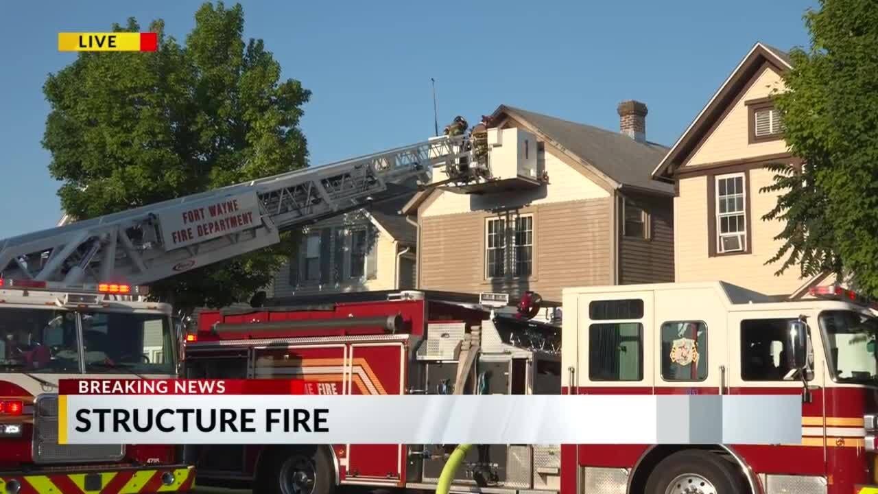 House fire breaks out on Wells Street