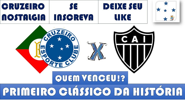 PRIMEIRO CLÁSSICO DA HISTÓRIA ENTRE CRUZEIRO E ATLÉTICO-MG COMPLETA 99 ANOS - A HISTÓRIA!