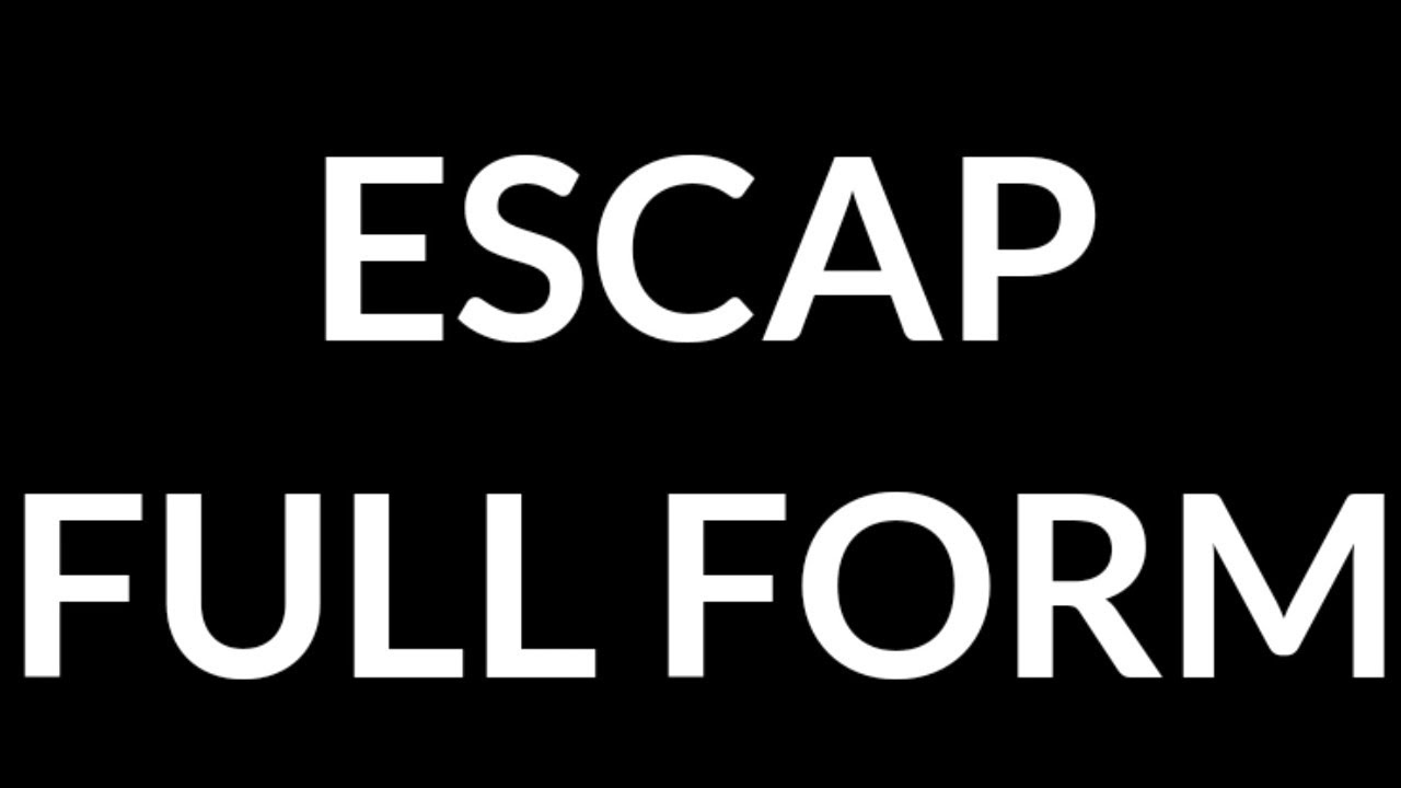ESCAP Full Form ESCAP Full Form ESCAP Meaning YouTube
