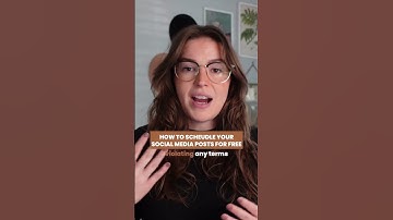 How to schedule your social media posts for free! #socialmedia #socialmediatips #smallbusiness