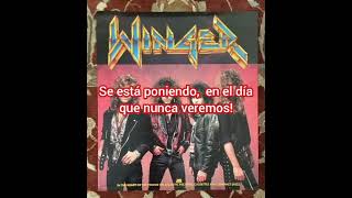 Winger - In The Day We&#39;ll Never See (Sub Español) 1991