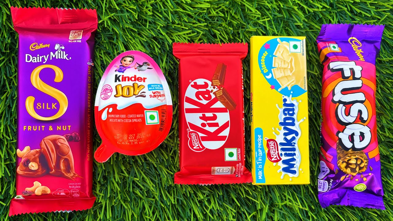 Satisfying Video Asmr Unboxing GIANT Sweets Chocolate and Rainbow Lollipops with Candy Cutting Asmr