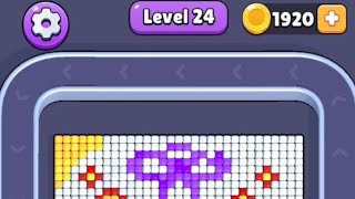 Pixel Flow Level 24-28 Walkthrough Gameplay Android,iOS 