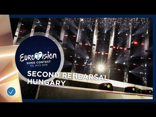 Hungary 🇭🇺 - Joci Pápai - Az én apám - Exclusive Rehearsal Clip - Eurovision 2019 class=