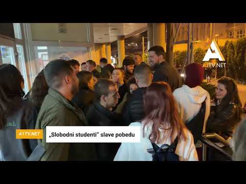 „Slobodni studenti” slave pobedu