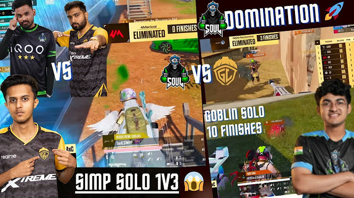 Goblin Godlin Mode | Soul vs GodL - Punk Manya 1v1 | Simp 1v3 | GodL New Tryouts