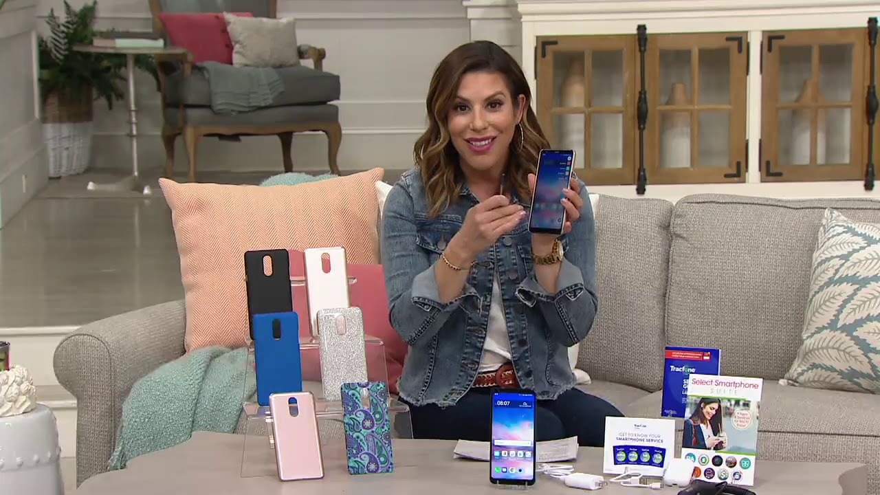 Tracfone 6 2 LG Stylo 4 With 1500 Talk Text Data Accessories On QVC Tracfone 6 2 lg stylo 4 with 1500 talk text data accessories on qvc