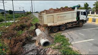 WOW new plan landfill! Smooth Deleting Water Hose​, landFilling in project by Dozer and Many Trucks