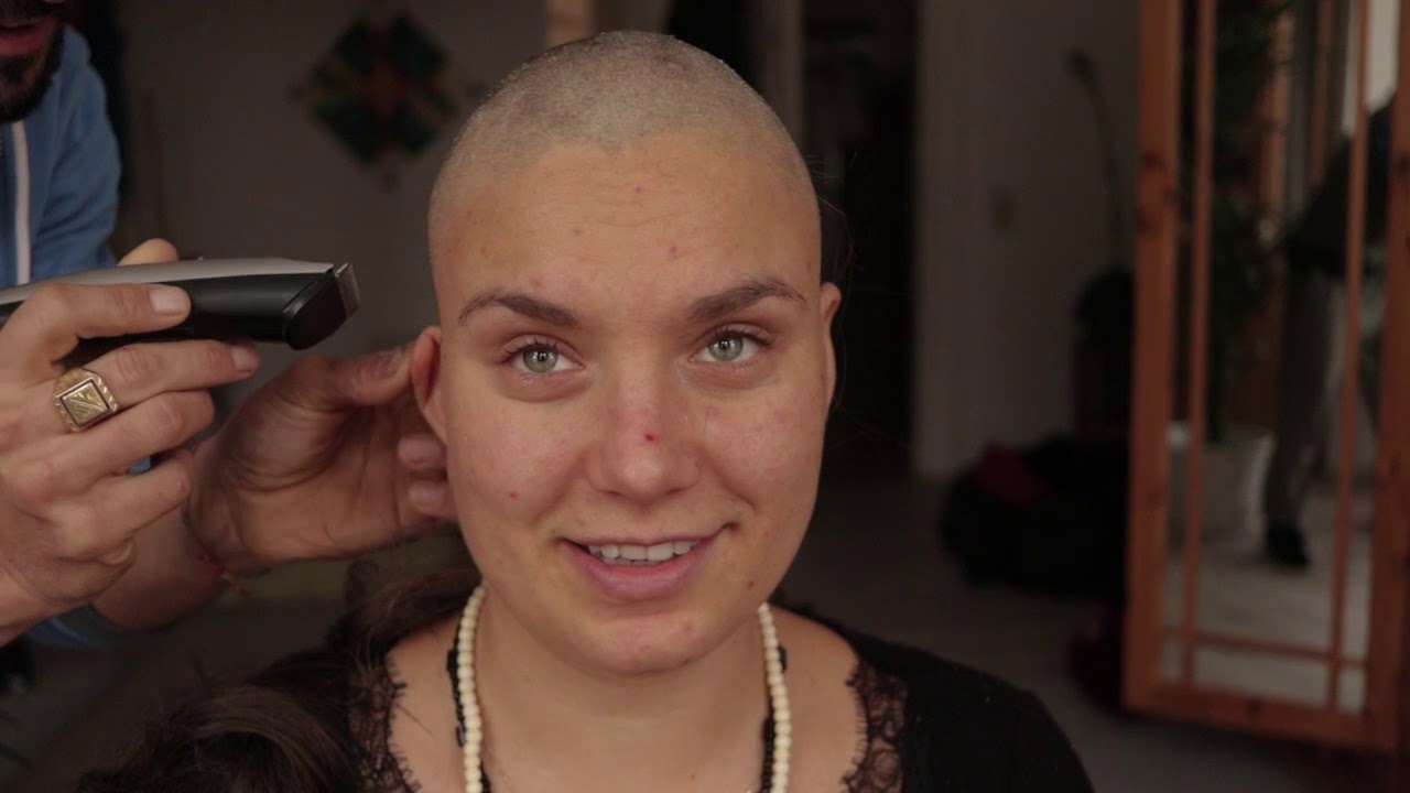 Kiki Bosch Shaving head ceremony YouTube
