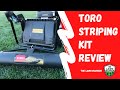 TORO STRIPING KIT REVIEW: How to stripe your lawn #torosuperrecycler #superrecyler #torostripingkit