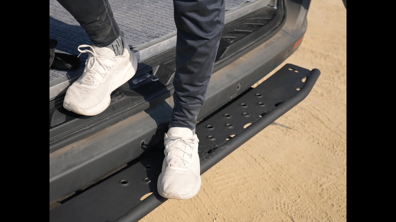 SPRINTER VAN REAR TUBE STEP - YouTube