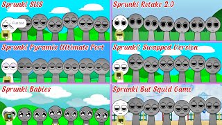 Mix All Together Sprunki Sus Vs Sprunki Retake 2.0 Vs Sprunki Pyramix Ultimate Port Vs Sprunk...p3