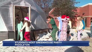 Sunset Ridge Elementary students celebrate new greenhouse with planting party