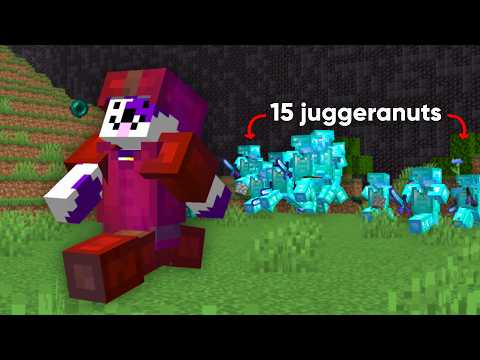 Minecraft Streamer VS 15 PvP Legacy Juggernauts
