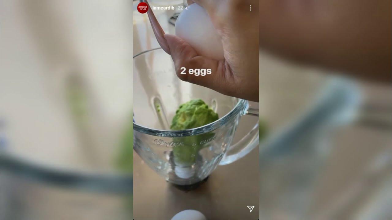 Cardi B hair mask recipe Cardi B Instagram live YouTube