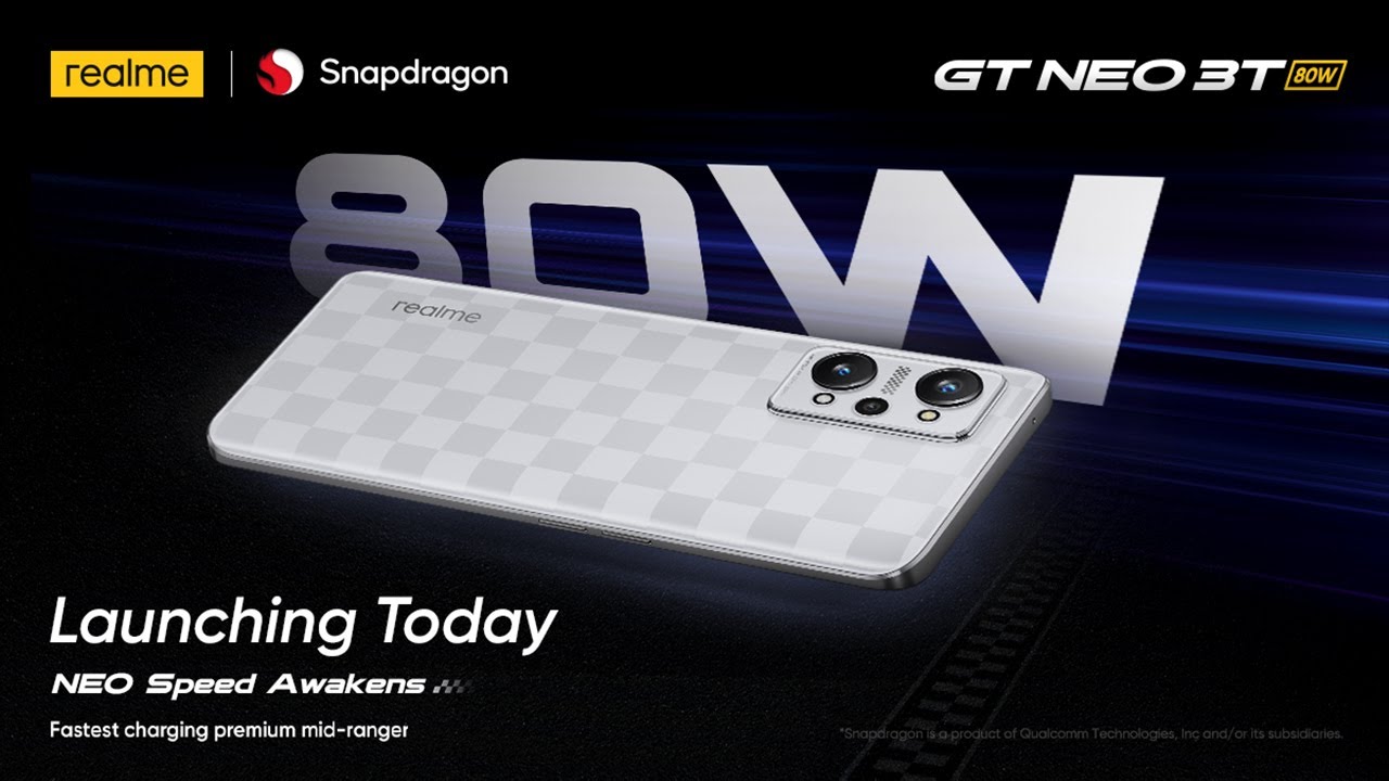 video Realme GT Neo 3T 5G 2022