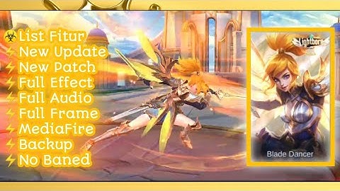 NEW UPDATE SCRIPT SKIN LIGHTBORN FANNY - 100% FULL EFFECT, FULL AUDIO NO BANED !!!!!!!