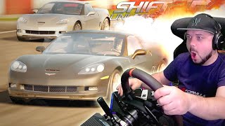 ЗВЕРСКИЙ CHEVROLETE CORVETTE РАЗРЫВАЕТ! Need for Speed Shift 2 Unleashed