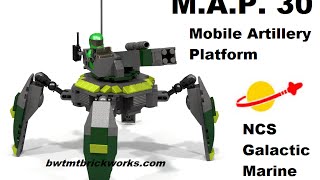 Space Marine Mobile Artillery Platform MOC - MAP 03 by BWTMT Brickworks