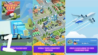 Idle Delivery City Tycoon: Cargo Transit Empire Gameplay Walkthrough Part 1 screenshot 4