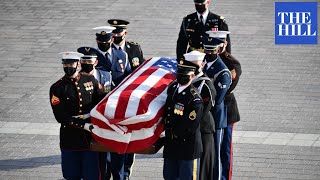 Former Sen. Bob Dole Brought To U.S. Capitol To Lie In State At Rotunda