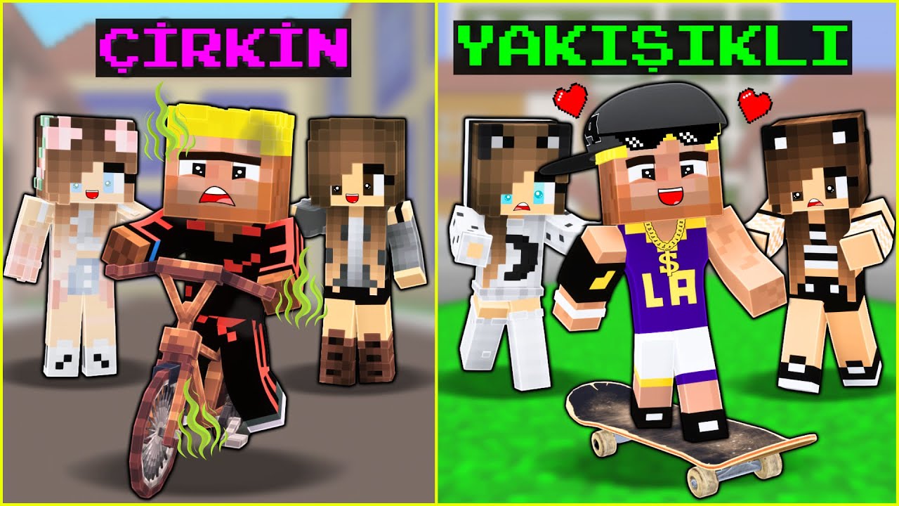 ÇİRKİNLİKTEN YAKIŞIKLILIĞA EFEKAN'IN HAYATI! 😂 -Minecraft