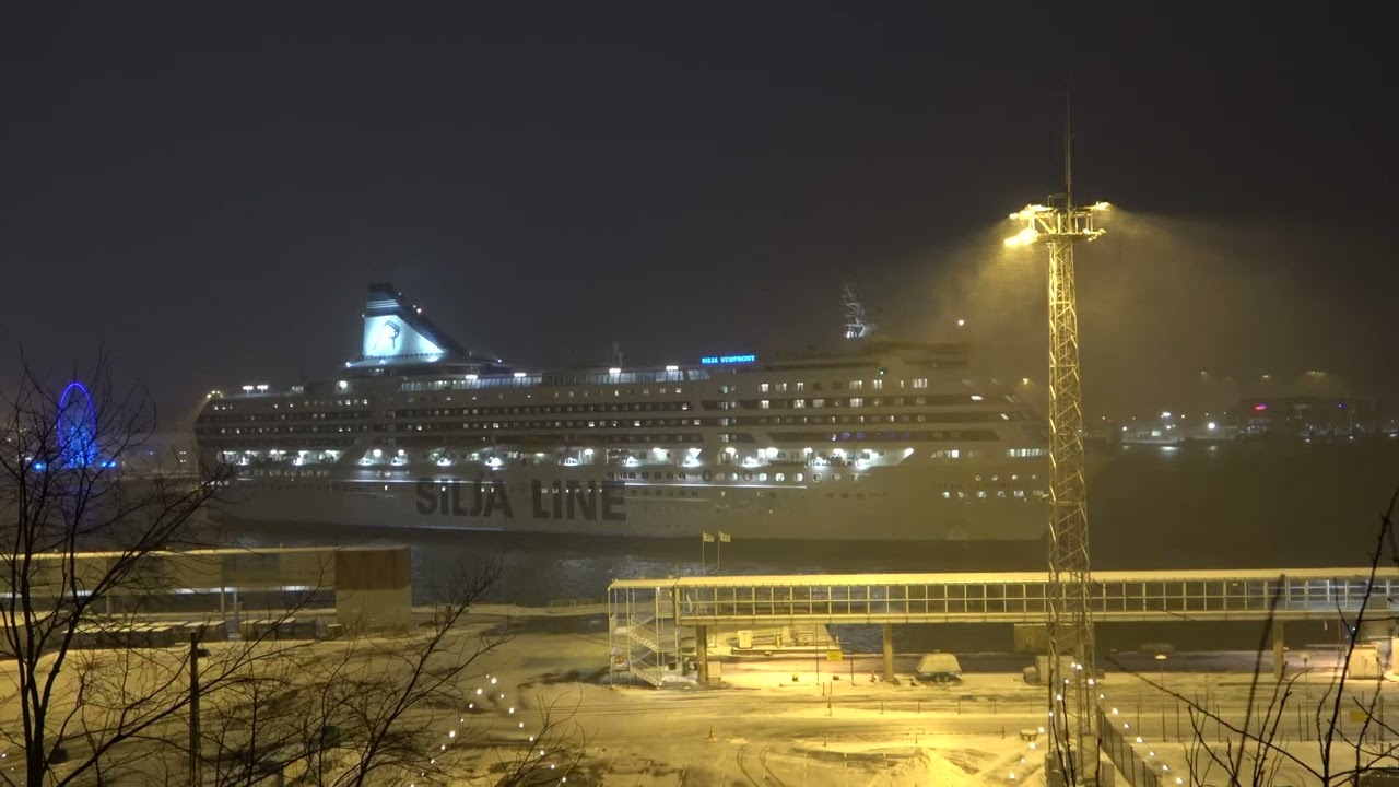 SILJA SYMPHONY LÄHTEE HELSINGISTÄ |  SILJA SYMPHONY LEAVES HELSINKI
