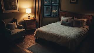 The Perfect Rainy Night Indoors – Gentle Raindrops, Soft Piano & Warm Atmosphere for Serenity