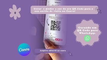 👉🏻 Gerar QR Code para o seu cartão de visita no Canva! / parte 2